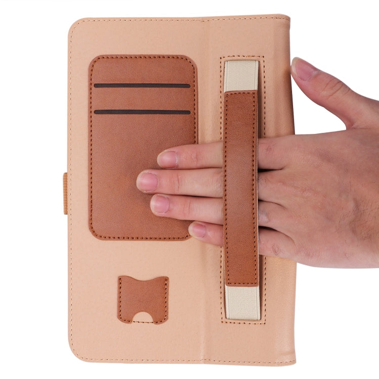 For Huawei Honor Pad 5 / MediaPad M5 Lite 8 Business Retro PU Horizontal Flip Leather Case with Holder & Card Slots & Hand Strap