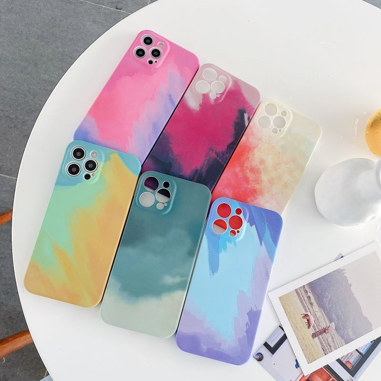 For iPhone 11 Liquid Silicone Gradient Color Protective Case