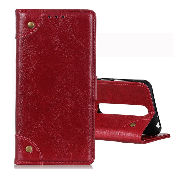 For Vodafone Smart N10 Copper Buckle Nappa Texture Horizontal Flip Leather Case with Holder & Card Slots & Wallet