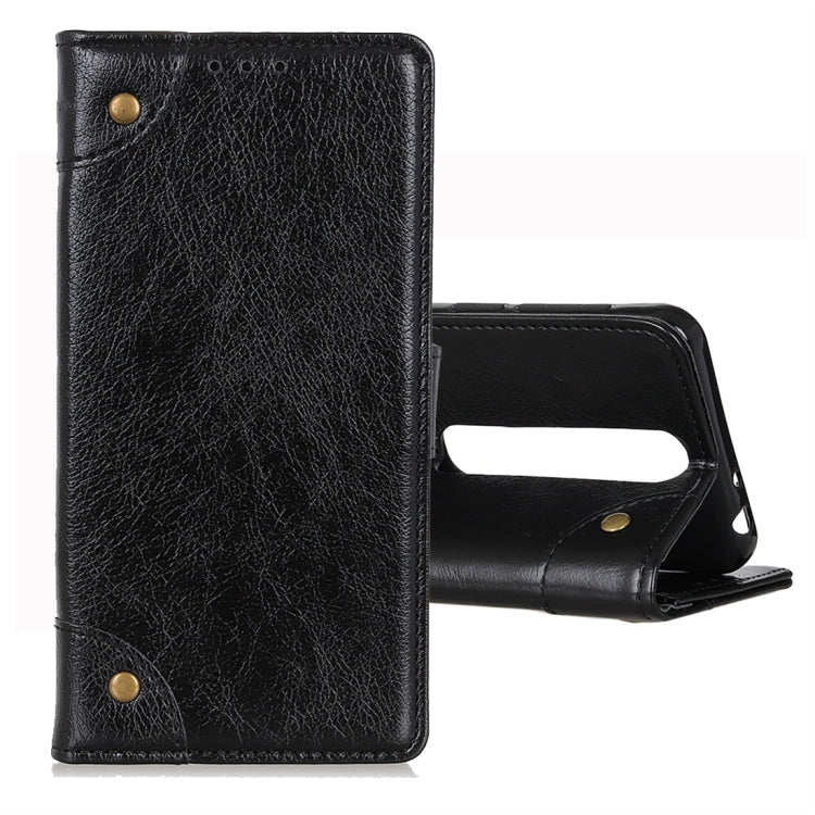 For Vodafone Smart V10 Copper Buckle Nappa Texture Horizontal Flip Leather Case with Holder & Card Slots & Wallet