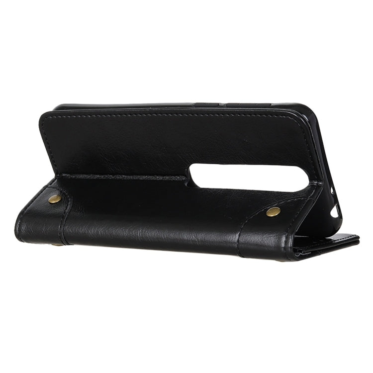 For Vodafone Smart V10 Copper Buckle Nappa Texture Horizontal Flip Leather Case with Holder & Card Slots & Wallet