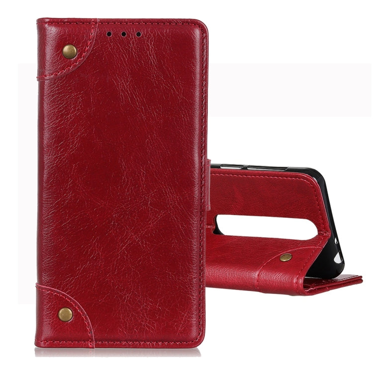 For Vodafone Smart V10 Copper Buckle Nappa Texture Horizontal Flip Leather Case with Holder & Card Slots & Wallet