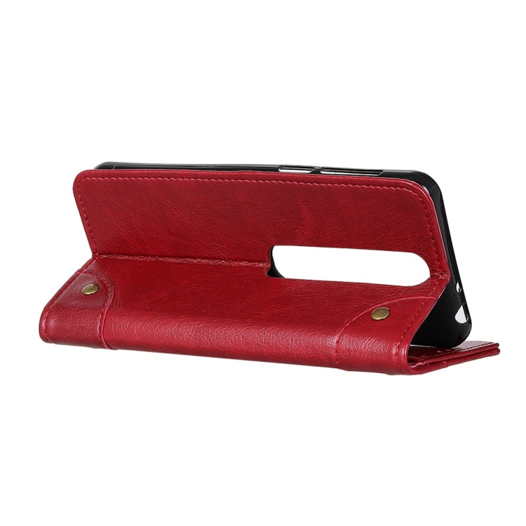 For Vodafone Smart V10 Copper Buckle Nappa Texture Horizontal Flip Leather Case with Holder & Card Slots & Wallet