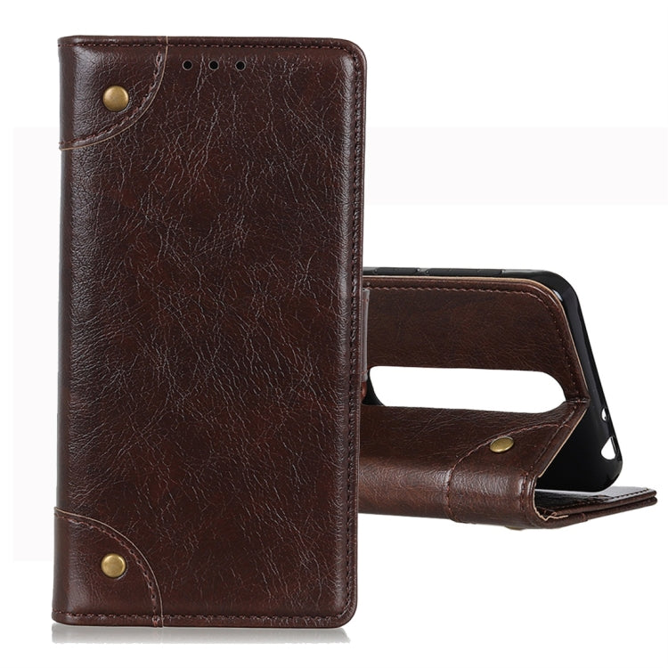 For Vodafone Smart V10 Copper Buckle Nappa Texture Horizontal Flip Leather Case with Holder & Card Slots & Wallet