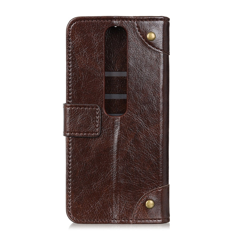 For Vodafone Smart V10 Copper Buckle Nappa Texture Horizontal Flip Leather Case with Holder & Card Slots & Wallet