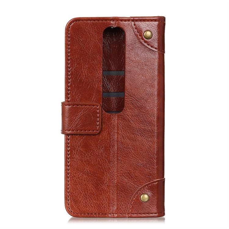 For Vodafone Smart V10 Copper Buckle Nappa Texture Horizontal Flip Leather Case with Holder & Card Slots & Wallet