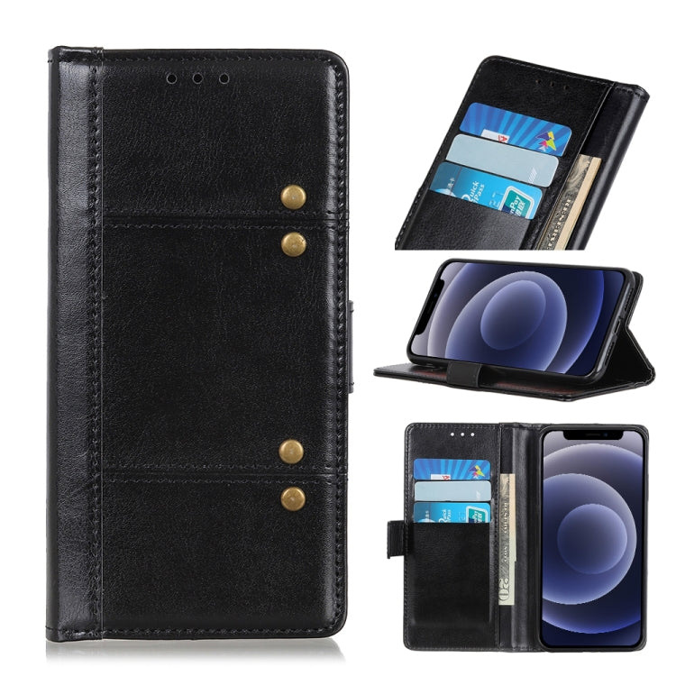 For iPhone 12 mini Peas Crazy Horse Texture Horizontal Flip Leather Case with Holder & Card Slots & Wallet