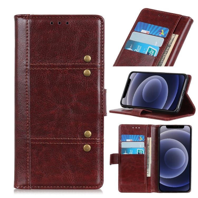 For iPhone 12 mini Peas Crazy Horse Texture Horizontal Flip Leather Case with Holder & Card Slots & Wallet
