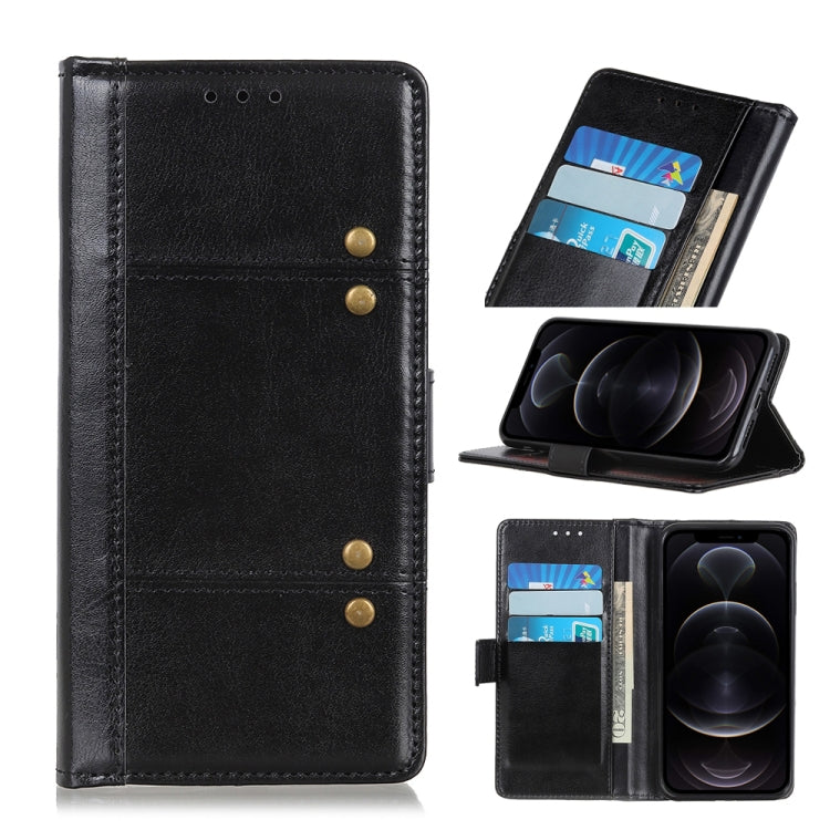 For iPhone 12 / 12 Pro Peas Crazy Horse Texture Horizontal Flip Leather Case with Holder & Card Slots & Wallet