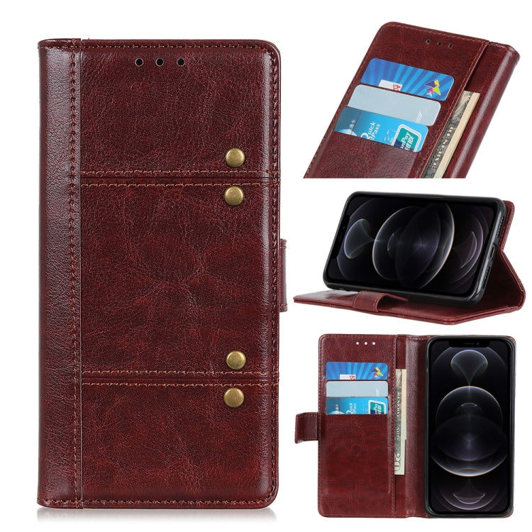 For iPhone 12 / 12 Pro Peas Crazy Horse Texture Horizontal Flip Leather Case with Holder & Card Slots & Wallet