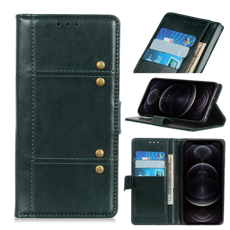 For iPhone 12 / 12 Pro Peas Crazy Horse Texture Horizontal Flip Leather Case with Holder & Card Slots & Wallet