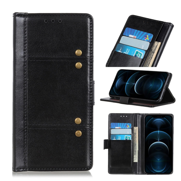 For iPhone 12 Pro Max Peas Crazy Horse Texture Horizontal Flip Leather Case with Holder & Card Slots & Wallet