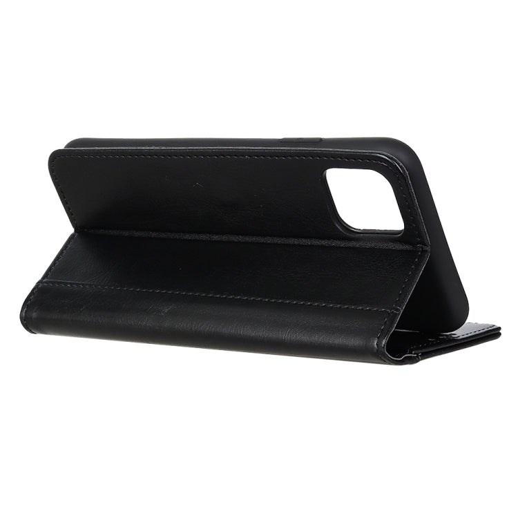 For iPhone 12 Pro Max Peas Crazy Horse Texture Horizontal Flip Leather Case with Holder & Card Slots & Wallet