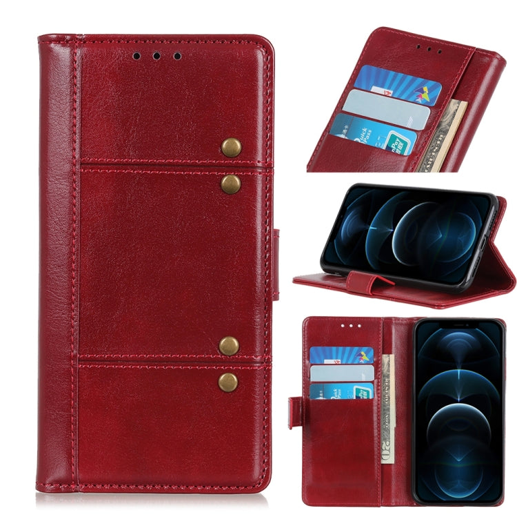 For iPhone 12 Pro Max Peas Crazy Horse Texture Horizontal Flip Leather Case with Holder & Card Slots & Wallet