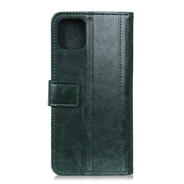 For iPhone 12 Pro Max Peas Crazy Horse Texture Horizontal Flip Leather Case with Holder & Card Slots & Wallet