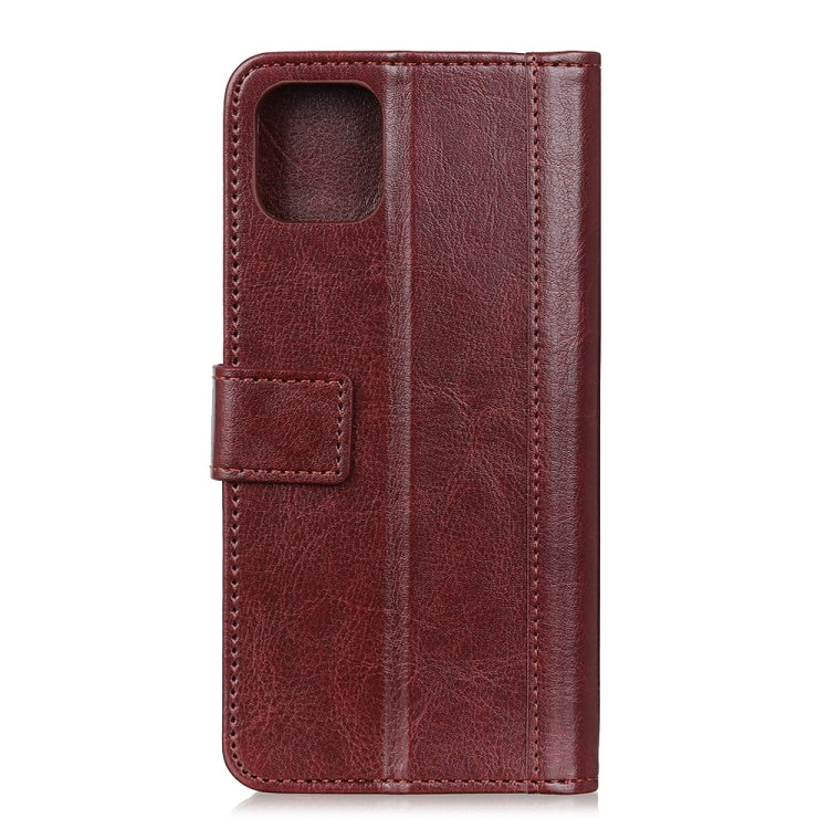 For iPhone 12 Pro Max Peas Crazy Horse Texture Horizontal Flip Leather Case with Holder & Card Slots & Wallet
