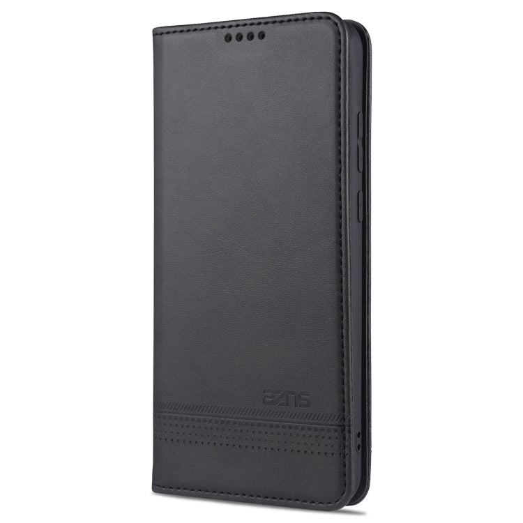 For OPPO A15 AZNS Magnetic Calf Texture Horizontal Flip Leather Case with Card Slots & Holder & Wallet