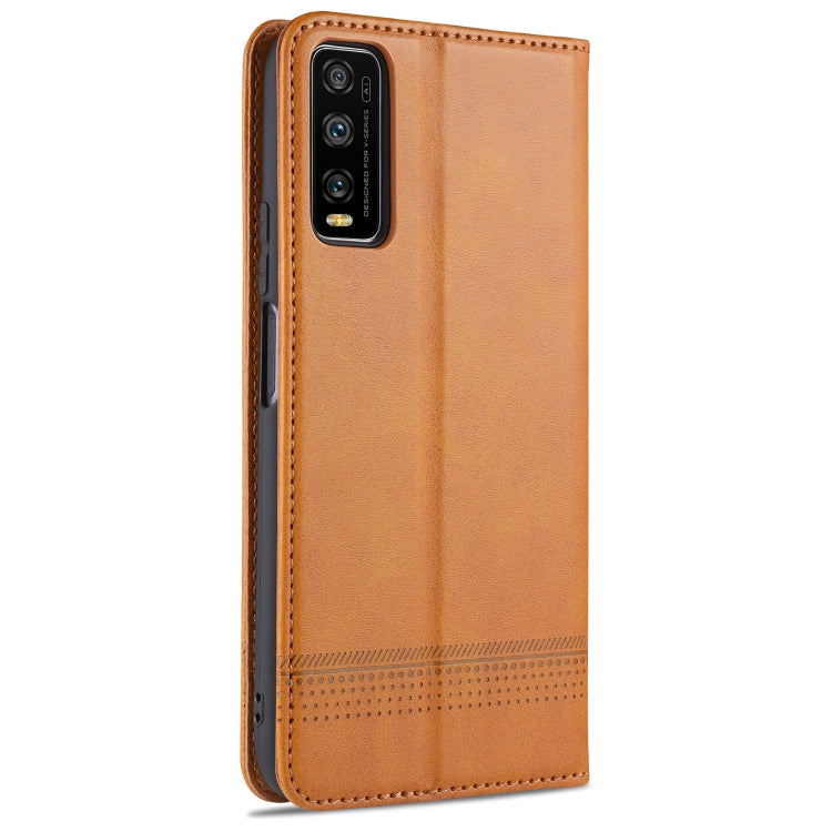 For vivo Y70s / Y51s / IQOO U1 AZNS Magnetic Calf Texture Horizontal Flip Leather Case with Card Slots & Holder & Wallet