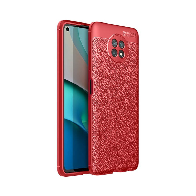 For Xiaomi Redmi Note9 5G Litchi Texture TPU Shockproof Case