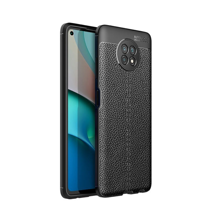 For Xiaomi Redmi Note9 5G Litchi Texture TPU Shockproof Case