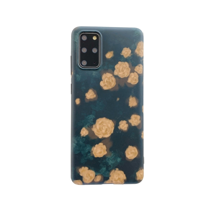 For Samsung Galaxy S20 Plus IMD Pattern Shockproof TPU Protective Case