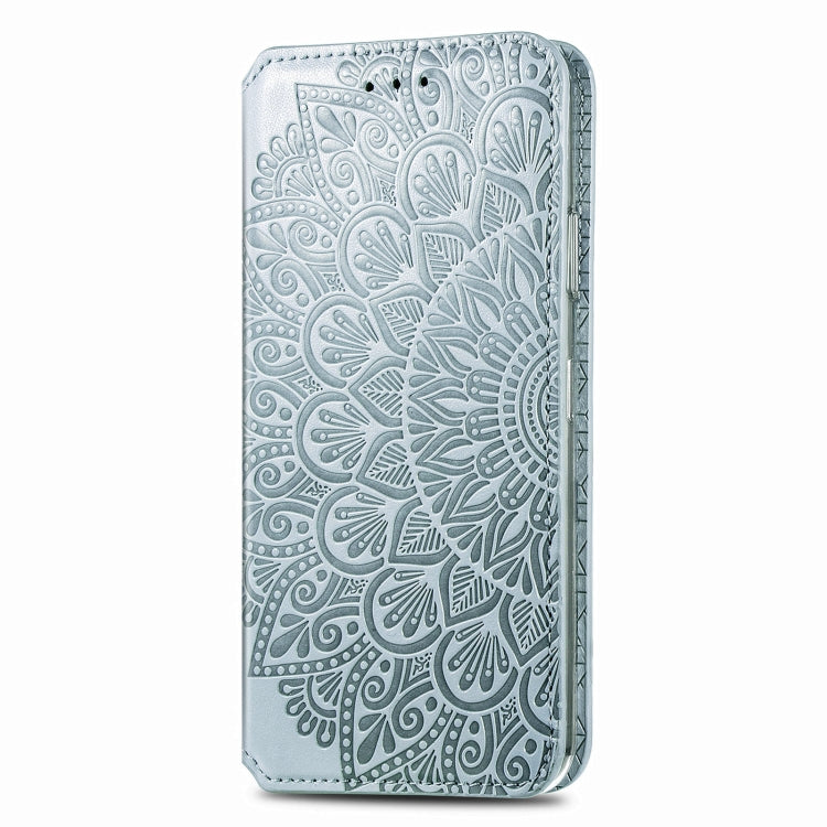 For Samsung Galaxy A71 Blooming Mandala Embossed Pattern Magnetic Horizontal Flip Leather Case with Holder & Card Slots & Wallet