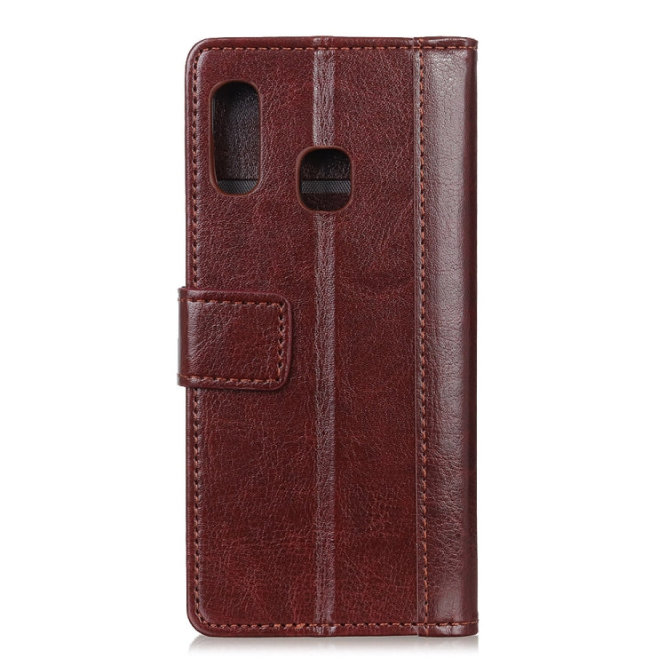 For Huawei Y8s Peas Crazy Horse Texture Horizontal Flip Leather Case with Holder & Card Slots & Wallet