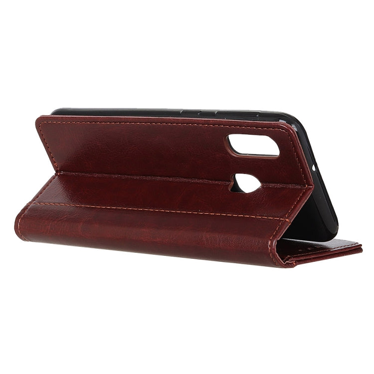 For Huawei Y8s Peas Crazy Horse Texture Horizontal Flip Leather Case with Holder & Card Slots & Wallet