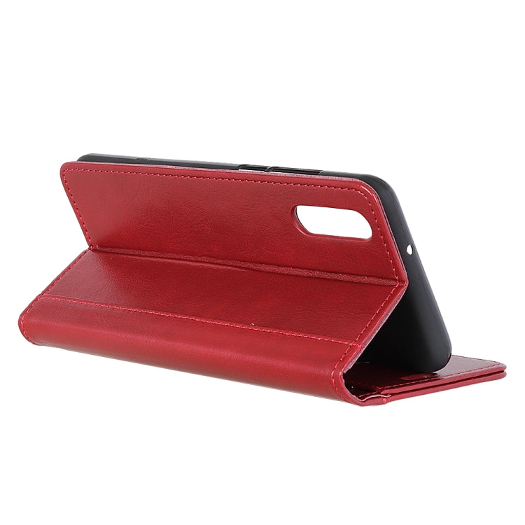 For Xiaomi Redmi 9A Peas Crazy Horse Texture Horizontal Flip Leather Case with Holder & Card Slots & Wallet