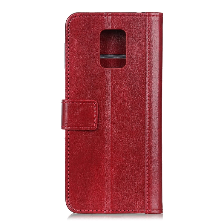 For Xiaomi Redmi 10X 5G Peas Crazy Horse Texture Horizontal Flip Leather Case with Holder & Card Slots & Wallet