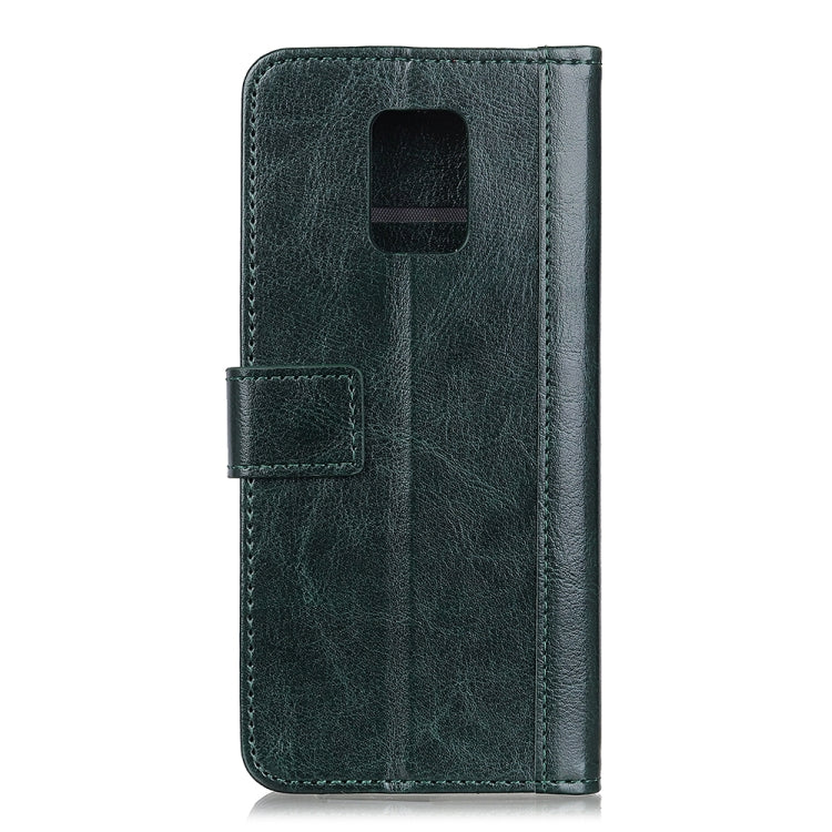 For Xiaomi Redmi 10X 5G Peas Crazy Horse Texture Horizontal Flip Leather Case with Holder & Card Slots & Wallet