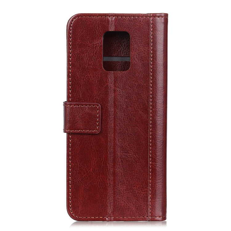 For Xiaomi Redmi 10X 5G Peas Crazy Horse Texture Horizontal Flip Leather Case with Holder & Card Slots & Wallet