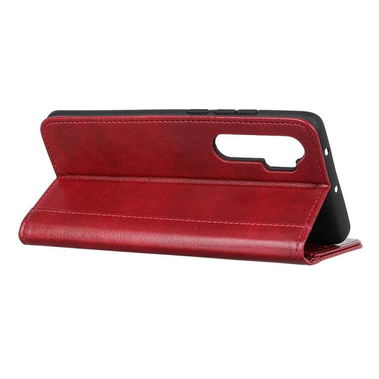 For OnePlus Nord Peas Crazy Horse Texture Horizontal Flip Leather Case with Holder & Card Slots & Wallet