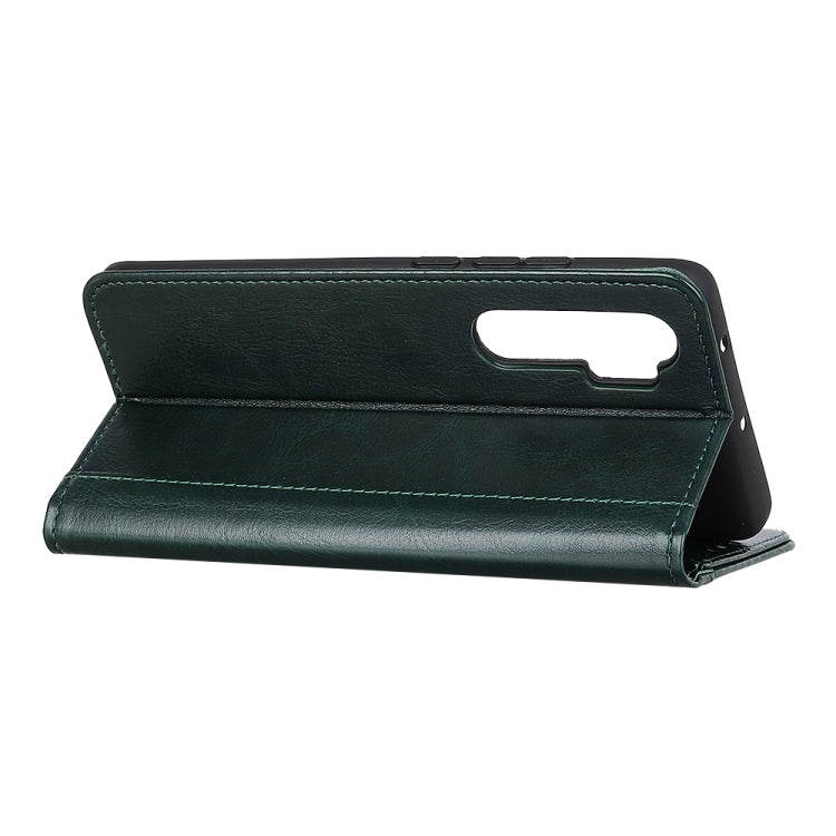 For OnePlus Nord Peas Crazy Horse Texture Horizontal Flip Leather Case with Holder & Card Slots & Wallet