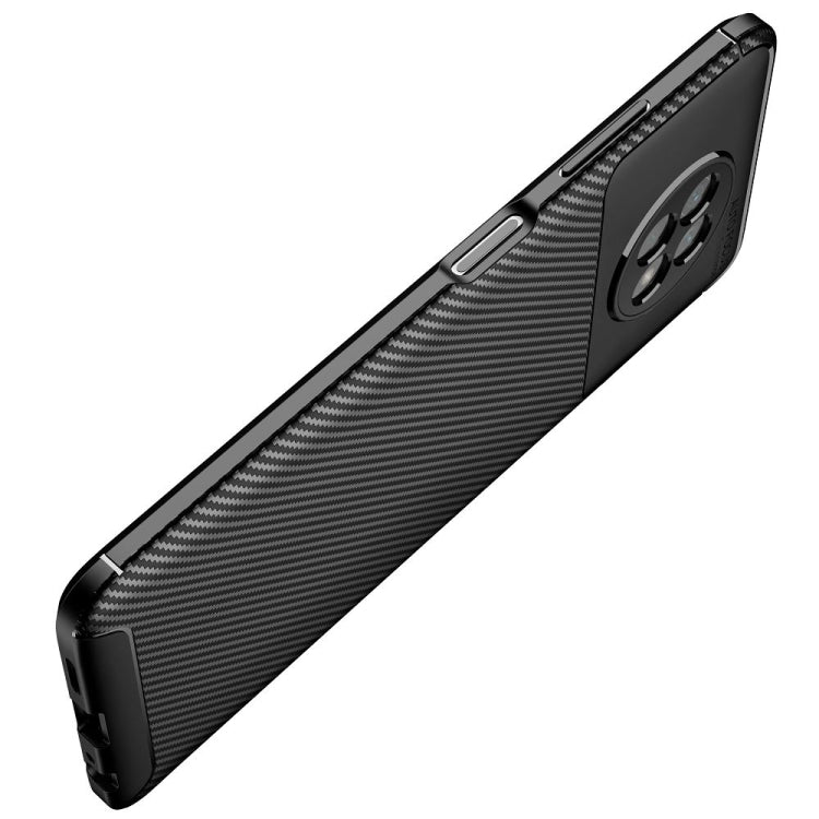 For Xiaomi Redmi Note9 5G Carbon Fiber Texture Shockproof TPU Case