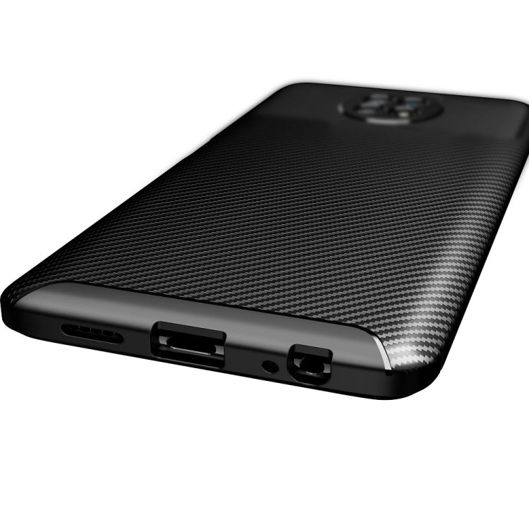 For Xiaomi Redmi Note9 5G Carbon Fiber Texture Shockproof TPU Case