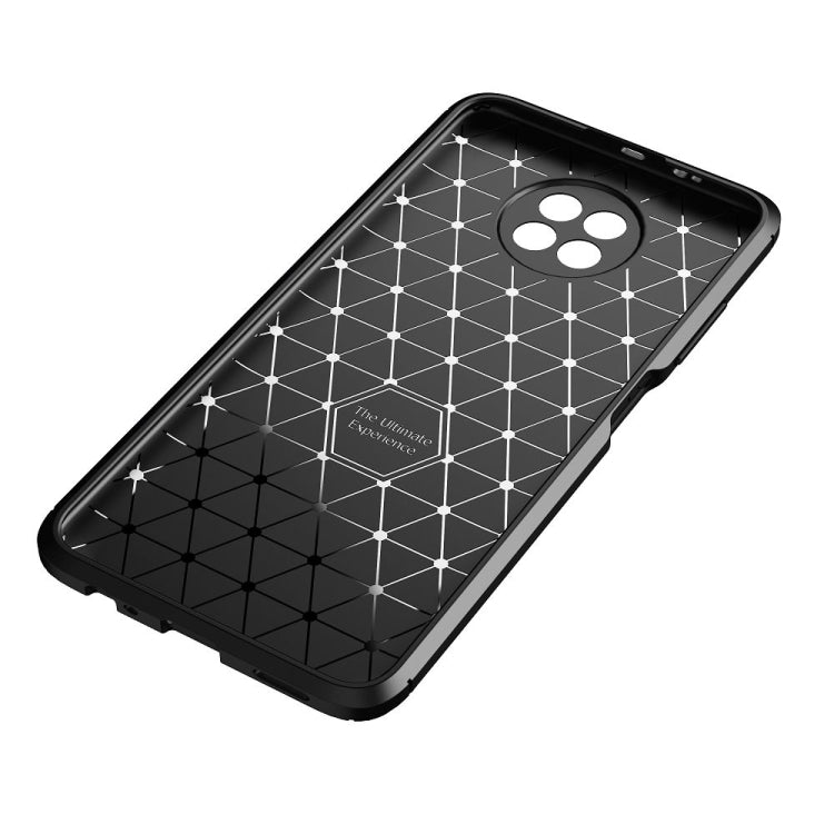 For Xiaomi Redmi Note9 5G Carbon Fiber Texture Shockproof TPU Case