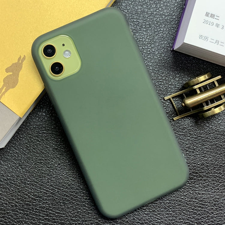 For iPhone 12 mini Shockproof Frosted TPU Transparent Protective Case