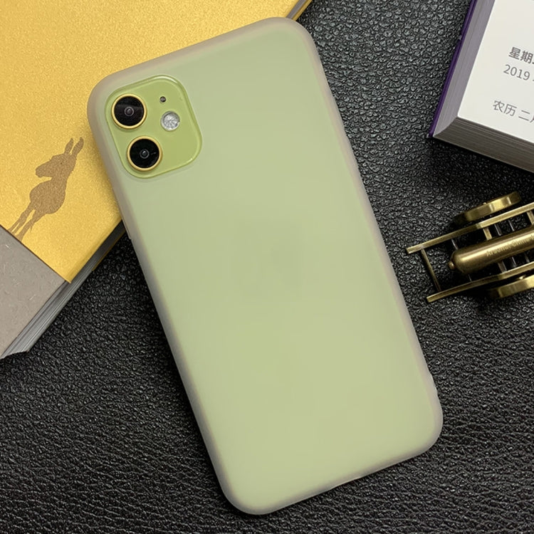 For iPhone 12 mini Shockproof Frosted TPU Transparent Protective Case