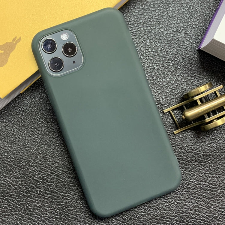 For iPhone 12 / 12 Pro Shockproof Frosted TPU Transparent Protective Case