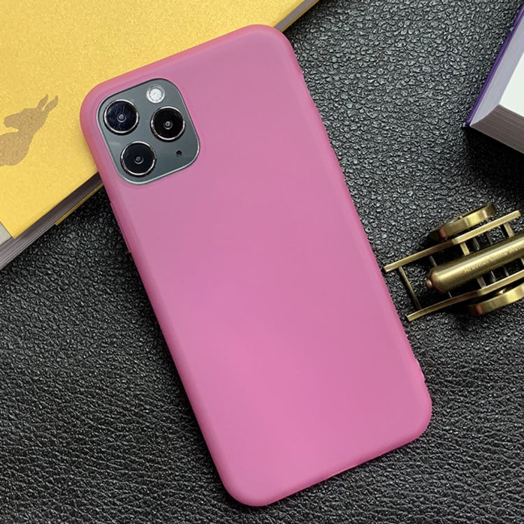 For iPhone 12 / 12 Pro Shockproof Frosted TPU Transparent Protective Case