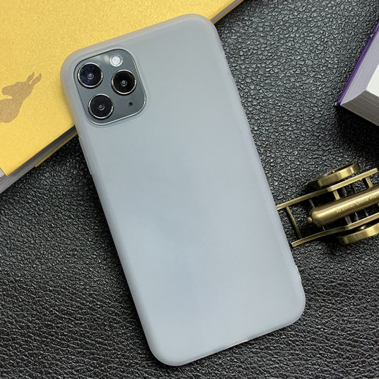 For iPhone 12 / 12 Pro Shockproof Frosted TPU Transparent Protective Case