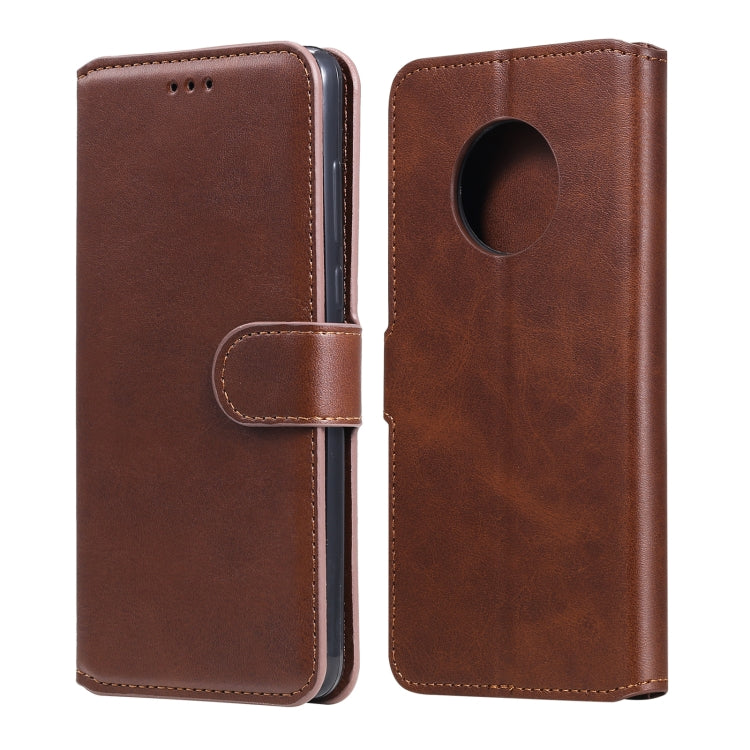 For Huawei Enjoy 20 Plus / Y9a Classic Calf Texture PU + TPU Horizontal Flip Leather Case, with Holder & Card Slots & Wallet