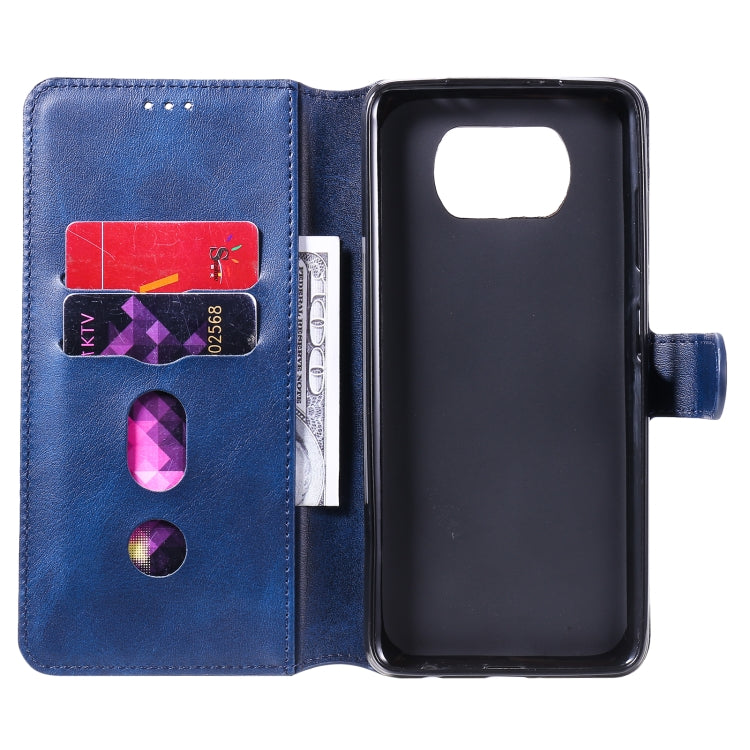 For Xiaomi Poco X3 NFC Classic Calf Texture PU + TPU Horizontal Flip Leather Case, with Holder & Card Slots & Wallet