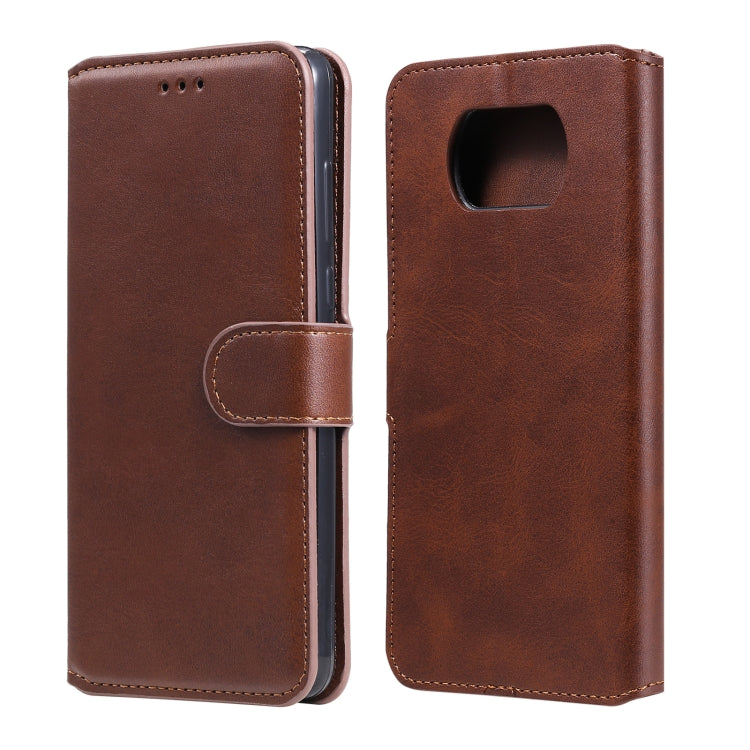 For Xiaomi Poco X3 NFC Classic Calf Texture PU + TPU Horizontal Flip Leather Case, with Holder & Card Slots & Wallet