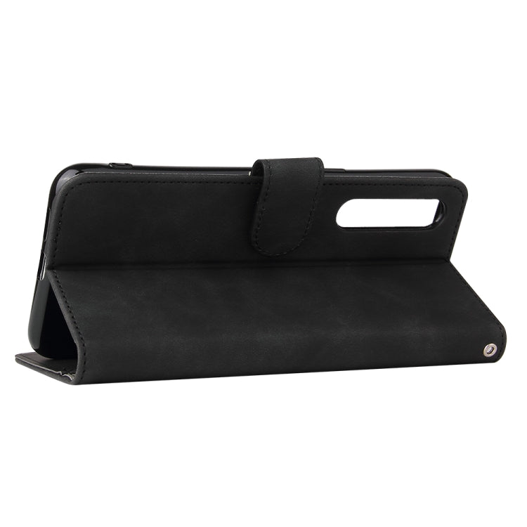 For Rakuten Big Solid Color Skin Feel Magnetic Buckle Horizontal Flip Calf Texture PU Leather Case with Holder & Card Slots & Wallet