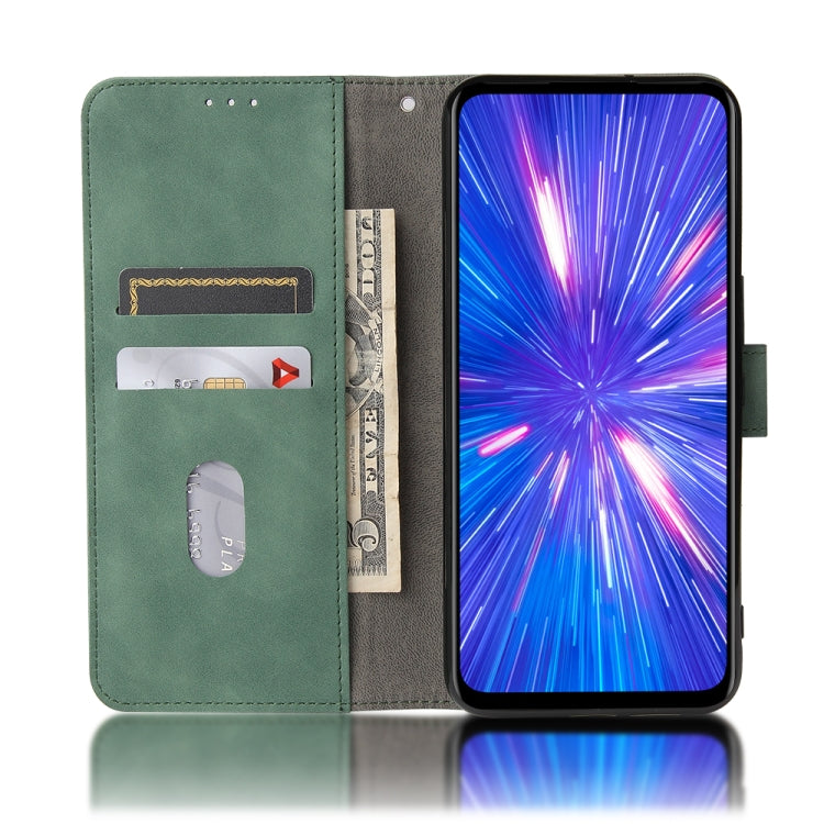 For Rakuten Big Solid Color Skin Feel Magnetic Buckle Horizontal Flip Calf Texture PU Leather Case with Holder & Card Slots & Wallet