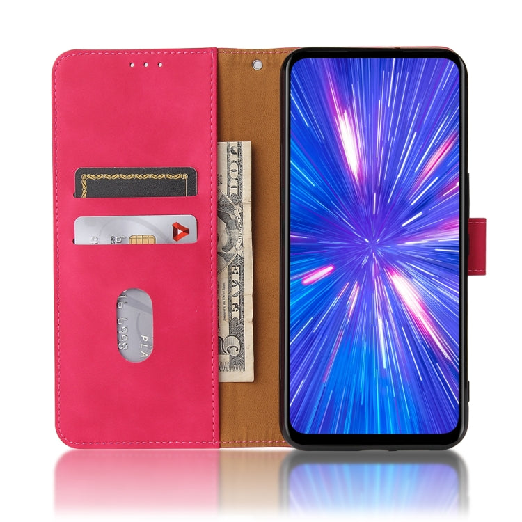 For Rakuten Big Solid Color Skin Feel Magnetic Buckle Horizontal Flip Calf Texture PU Leather Case with Holder & Card Slots & Wallet