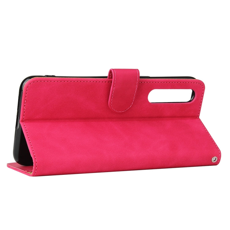 For Rakuten Big Solid Color Skin Feel Magnetic Buckle Horizontal Flip Calf Texture PU Leather Case with Holder & Card Slots & Wallet