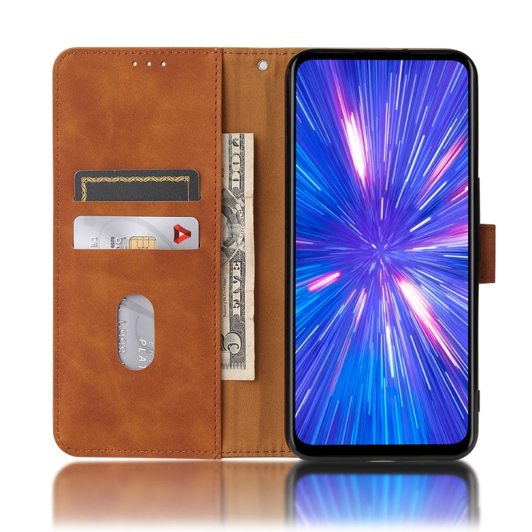For Rakuten Big Solid Color Skin Feel Magnetic Buckle Horizontal Flip Calf Texture PU Leather Case with Holder & Card Slots & Wallet